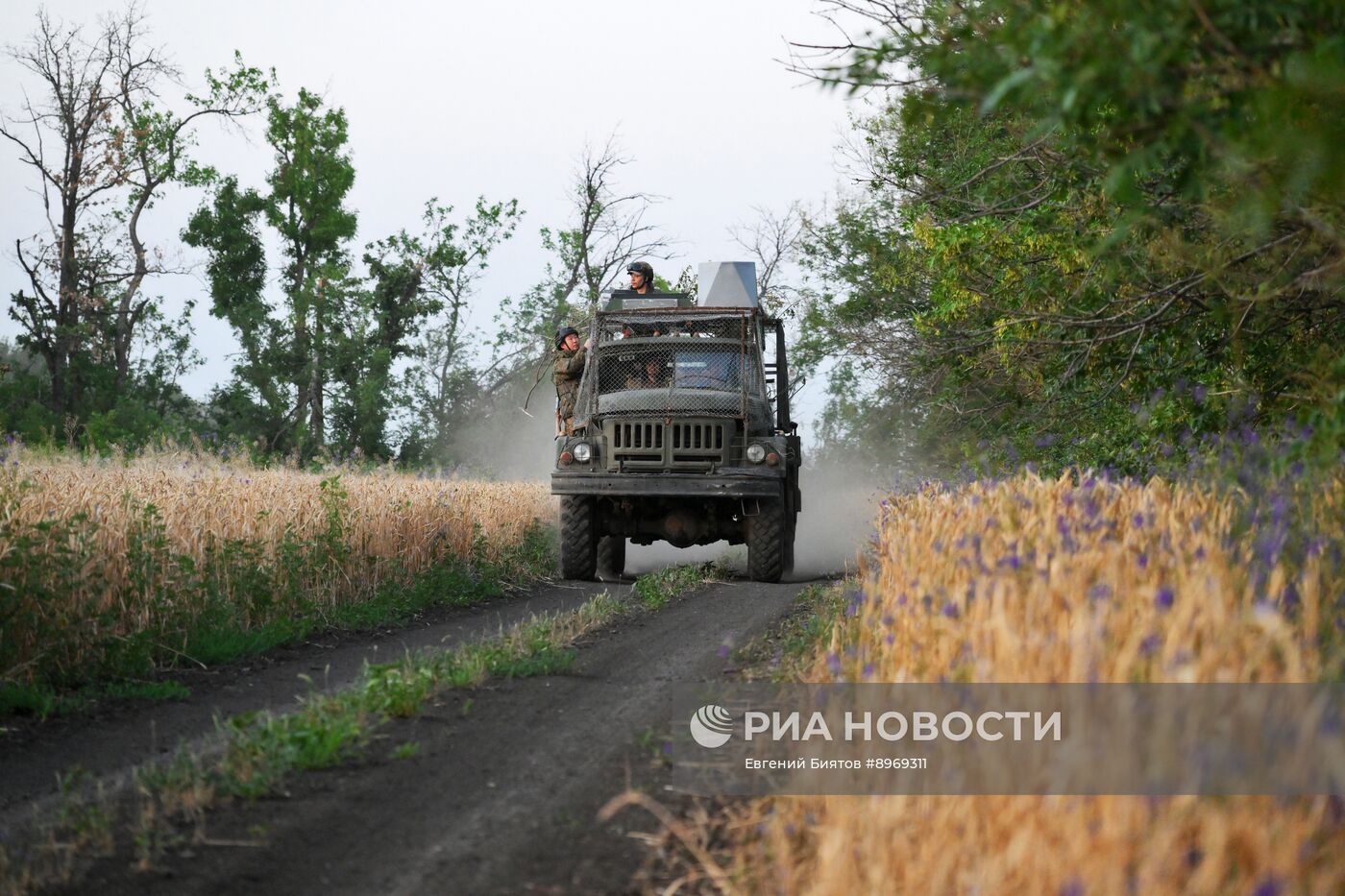 Боевая работа расчета РСЗО 9К55 "Град-1" группировки войск "Центр" на Красноармейском направлении СВО в ДНР