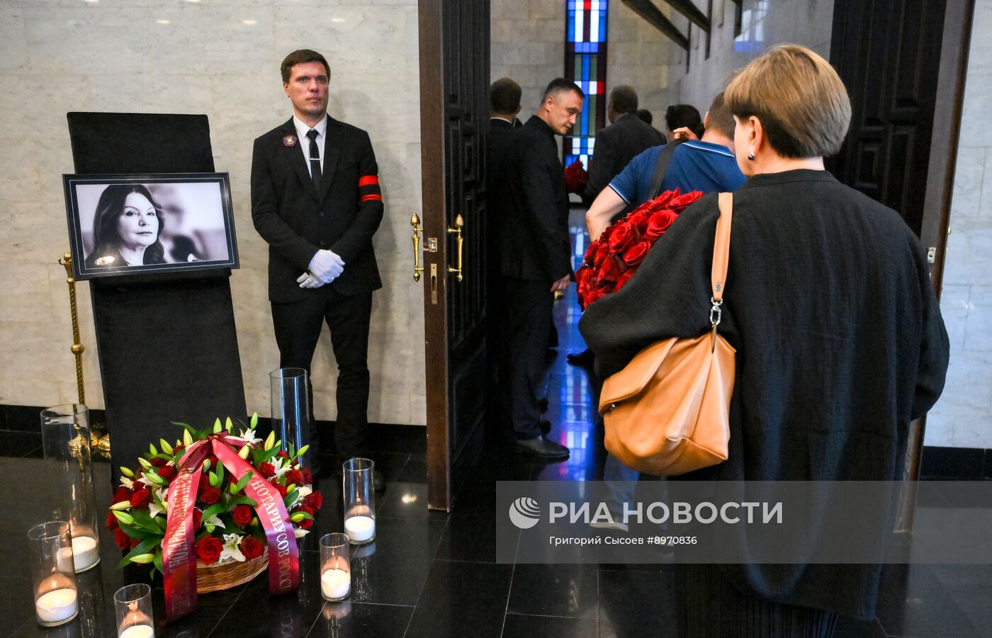 Прощание с председателем Верховного суда РФ Ириной Подносовой