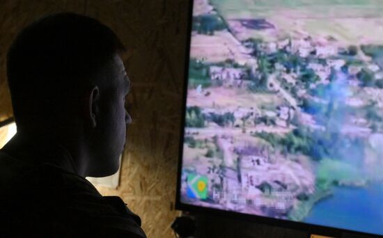 Пункт управления артиллерией группировки "Центр" на Красноармейском направлении СВО 