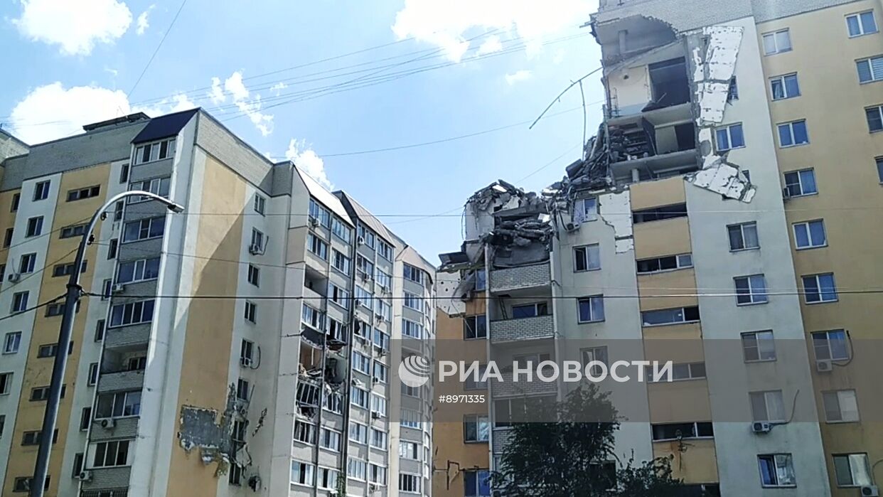 Взрыв газа в жилом доме в Саратове