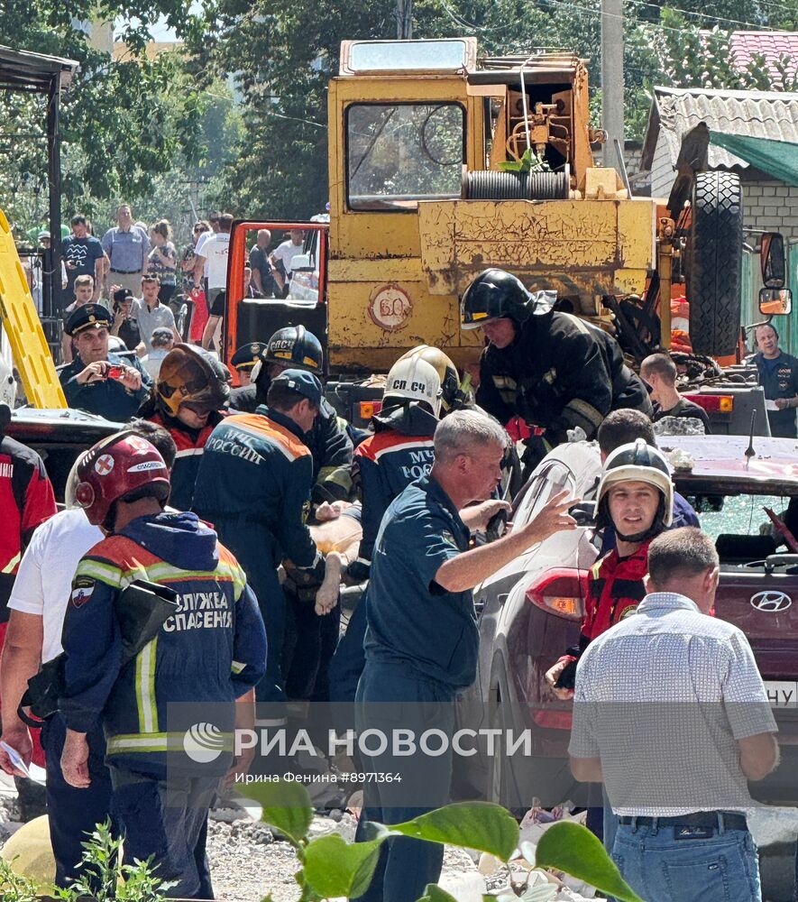 Взрыв газа в жилом доме в Саратове