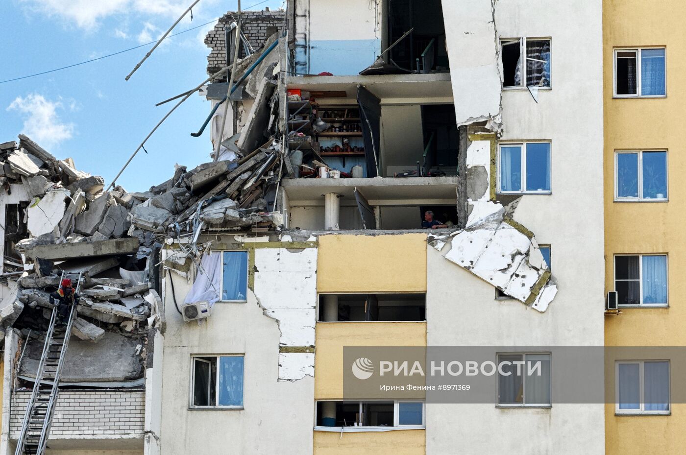 Взрыв газа в жилом доме в Саратове