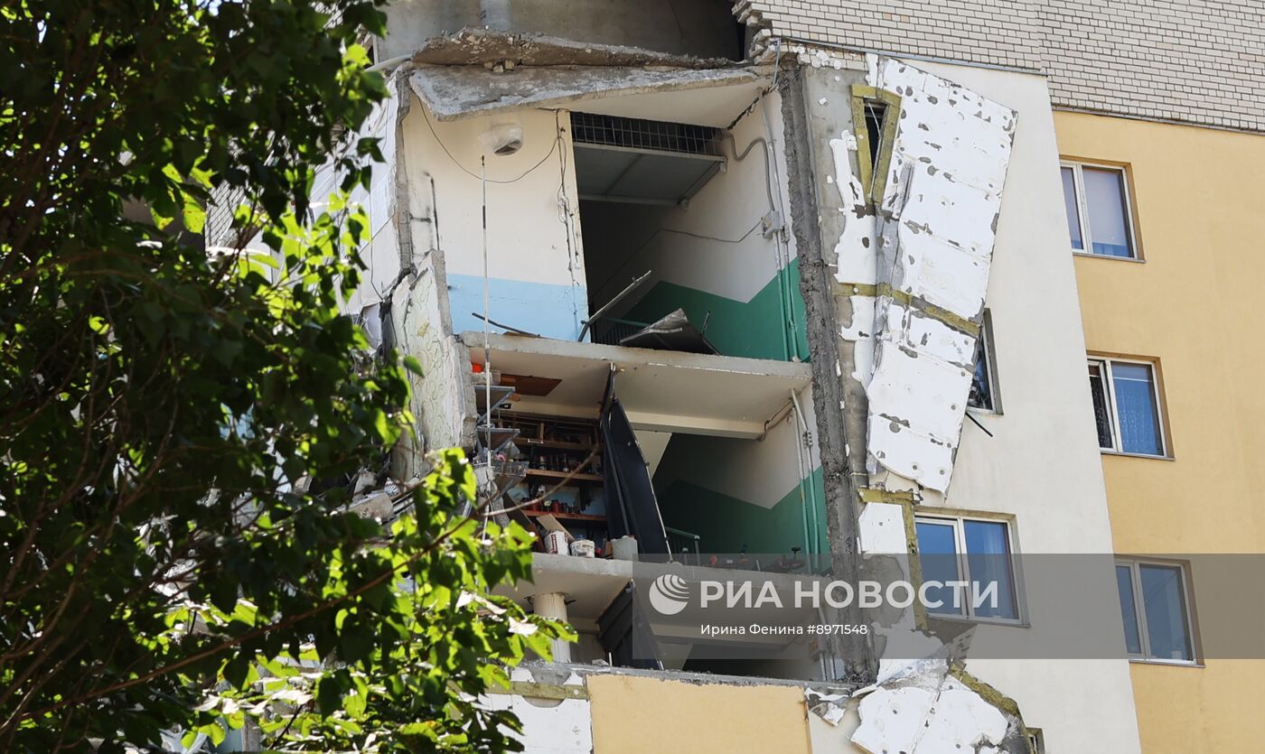 Взрыв газа в жилом доме в Саратове