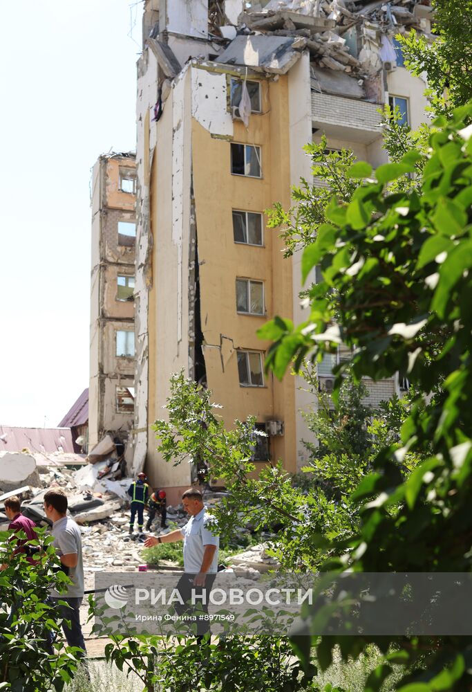 Взрыв газа в жилом доме в Саратове