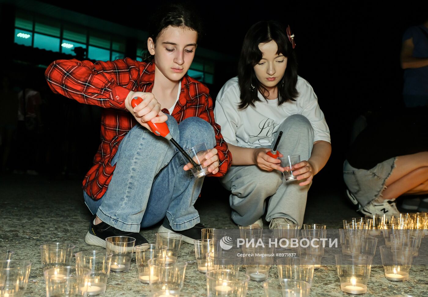 Акция в Бердянске ко Дню памяти детей - жертв войны на Донбассе