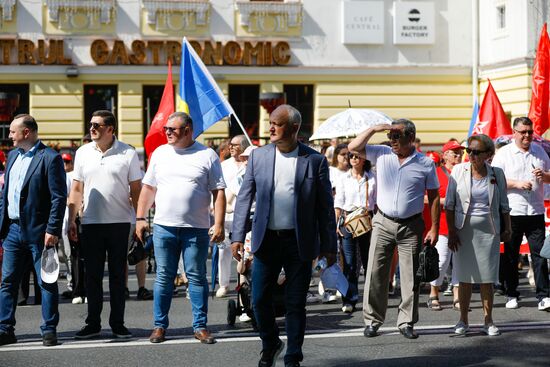 Митинг оппозиции "За Молдову" в Кишиневе