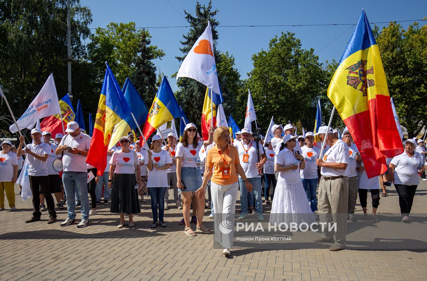 Митинг оппозиции "За Молдову" в Кишиневе