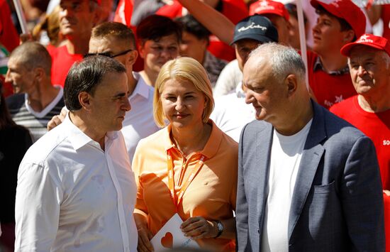 Митинг оппозиции "За Молдову" в Кишиневе