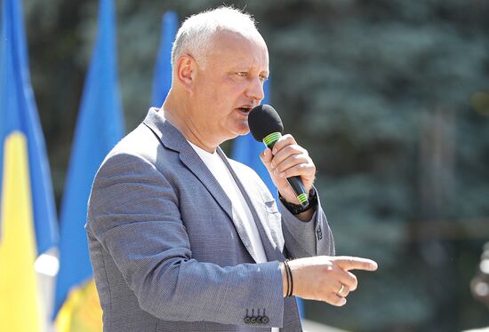 Митинг оппозиции "За Молдову" в Кишиневе