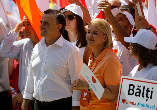 Митинг оппозиции "За Молдову" в Кишиневе