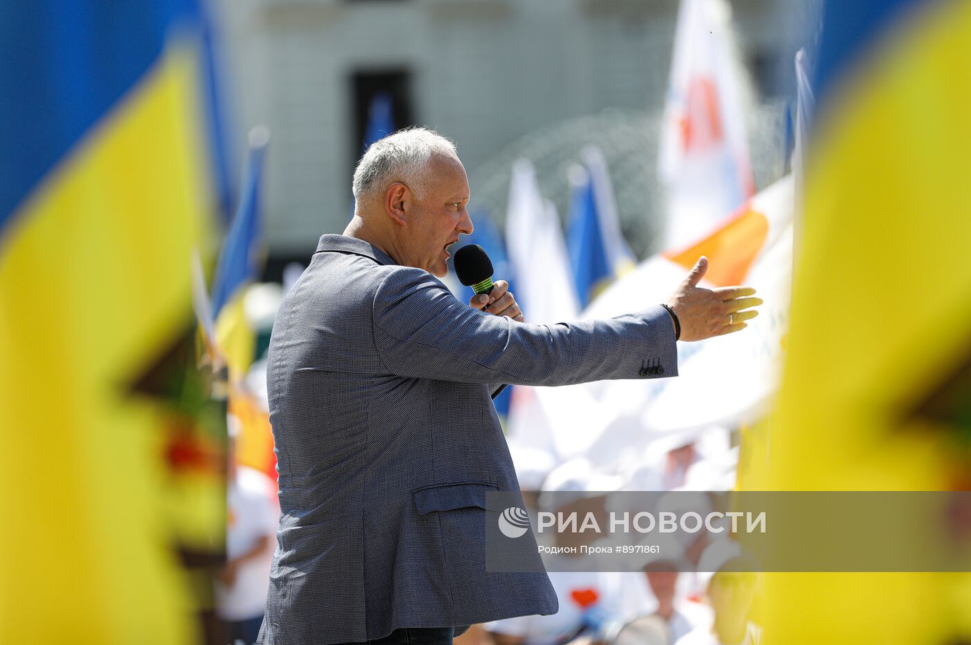 Митинг оппозиции "За Молдову" в Кишиневе