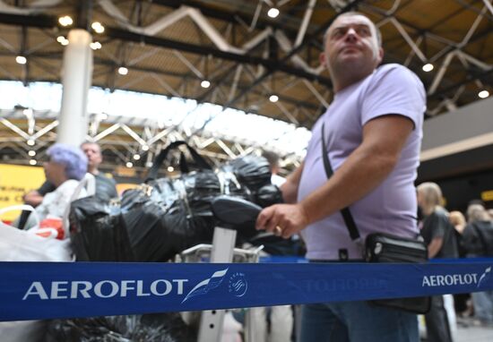 Отмена рейсов у "Аэрофлота" после масштабного сбоя