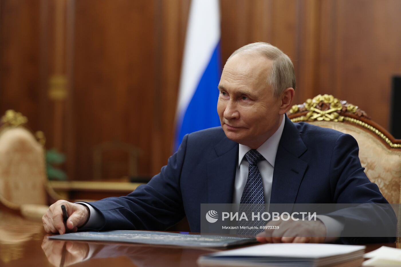 Президент Владимир Путин встретился с главой Сбербанка Германом Грефом