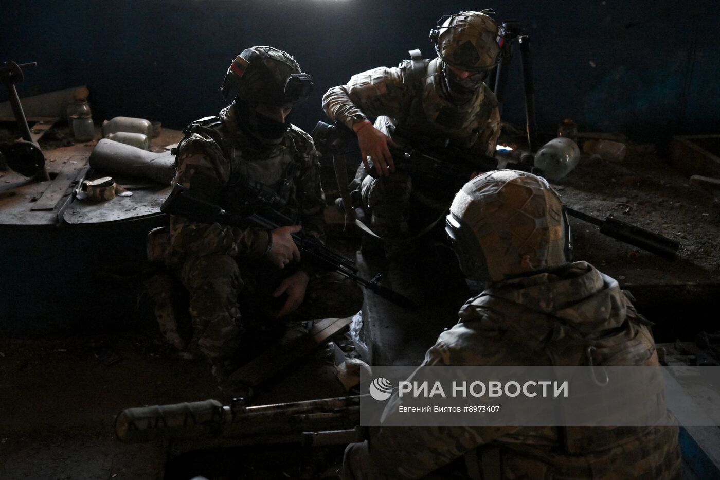 Тренировка снайперов группировки войск "Центр" в боевых условиях на Красноармейском направлении в ДНР