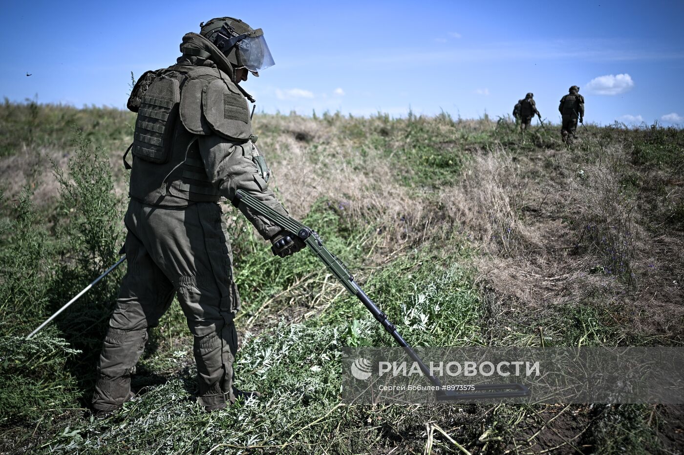 Разминирование сельхозугодий в Курской области
