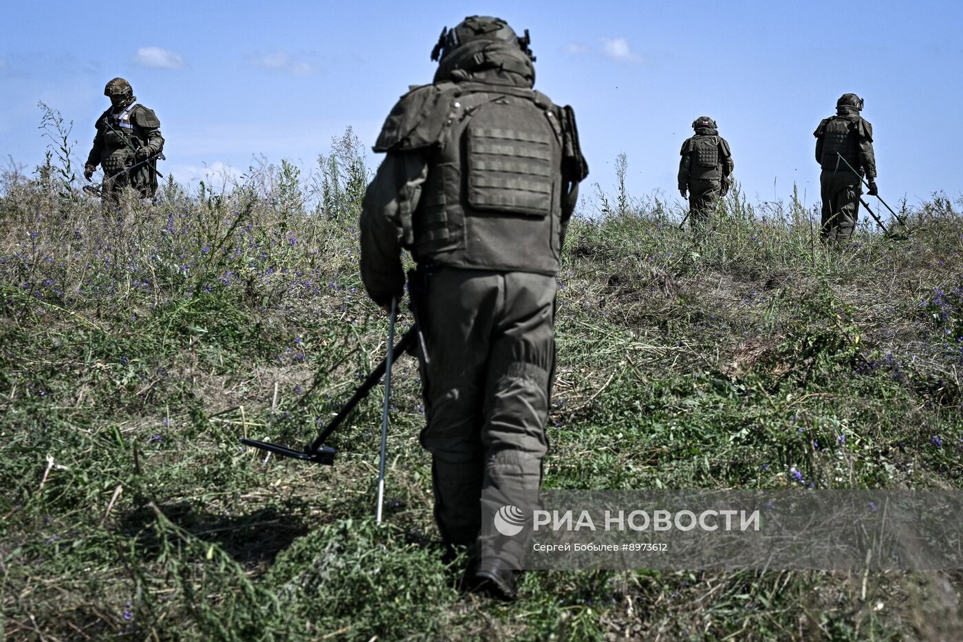 Разминирование сельхозугодий в Курской области