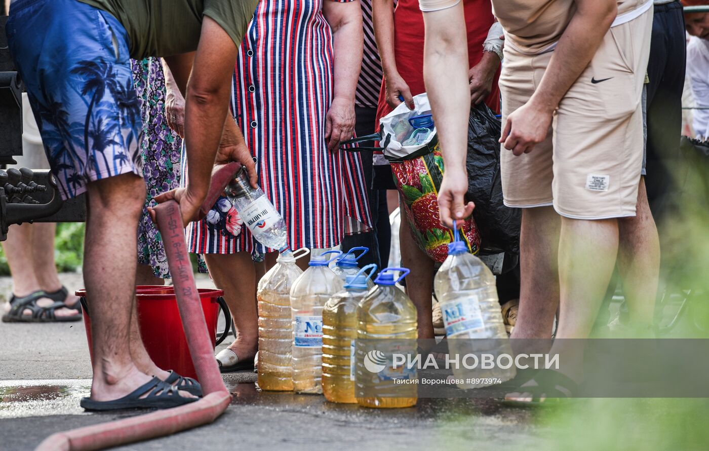 Ситуация с водоснабжением в ДНР