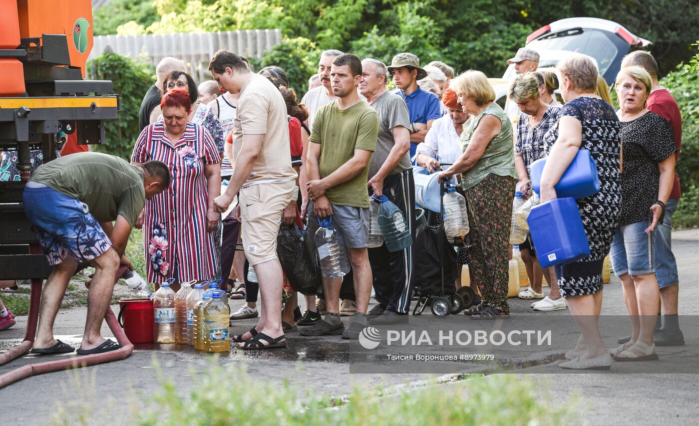 Ситуация с водоснабжением в ДНР