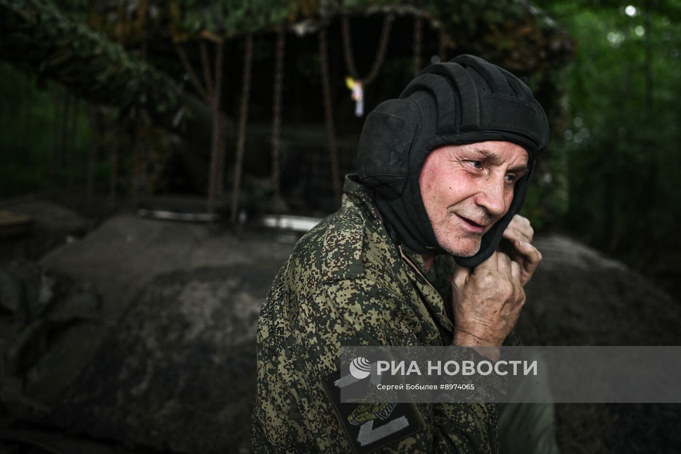 Танкисты группировки войск "Север" в Курской области