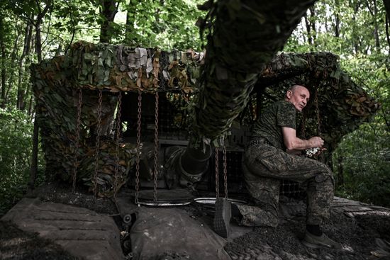 Танкисты группировки войск "Север" в Курской области