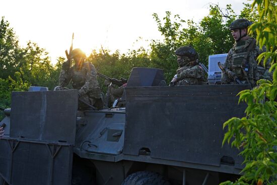 ТОС-2 "Тосочка" группировки войск "Центр" на Красноармейском направлении в ДНР