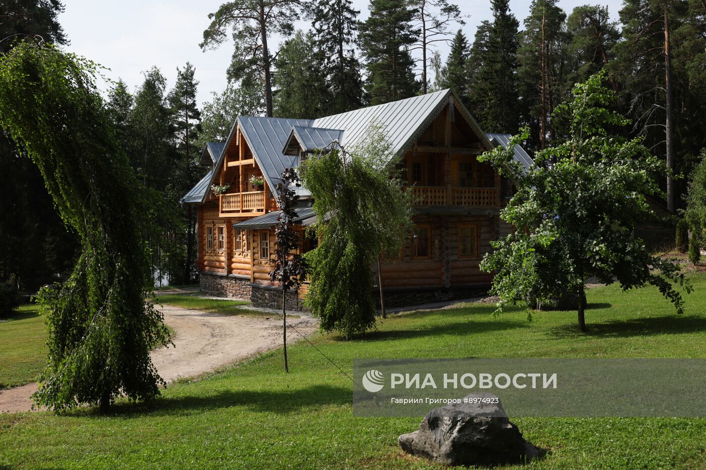 Президент РФ Владимир Путин и президент Белоруссии Александр Лукашенко посетили Валаам