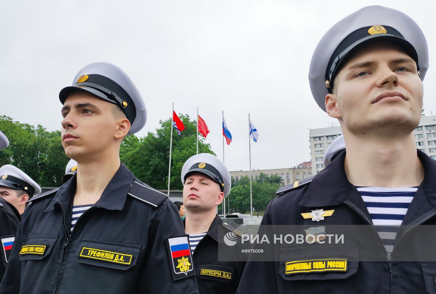 Церемония открытия совместных российско-китайских учений "Морское взаимодействие - 2025" во Владивостоке