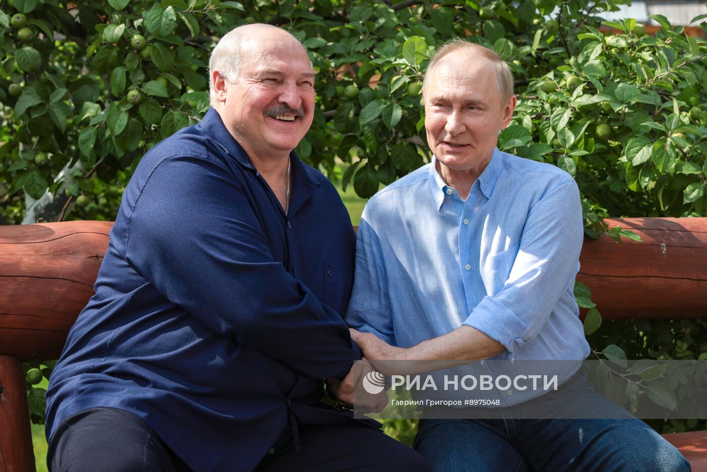 Президент РФ Владимир Путин и президент Белоруссии Александр Лукашенко посетили Валаам