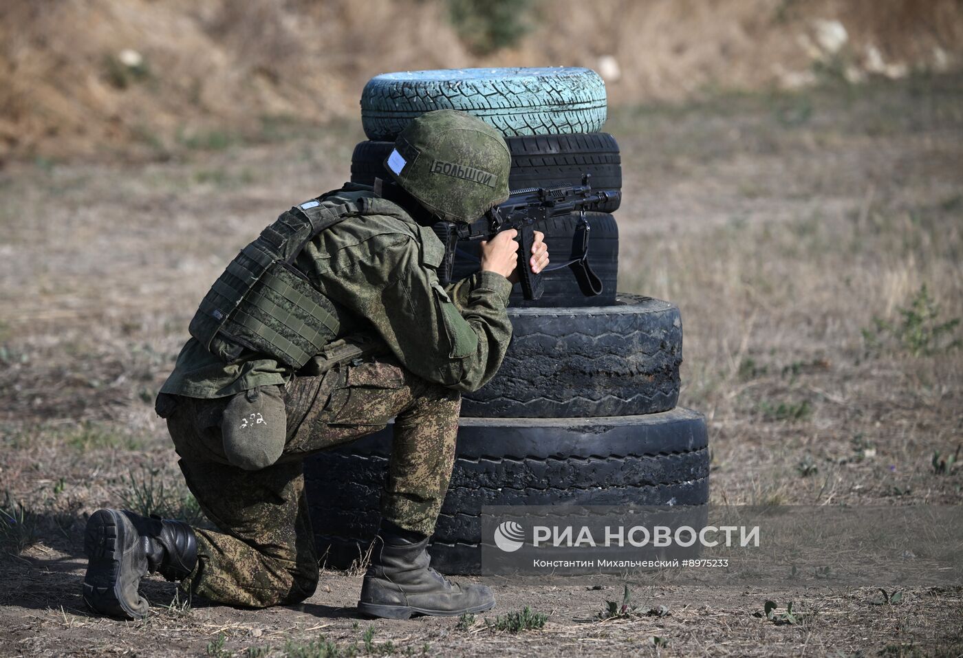 Подготовка военнослужащих десантно-штурмового полка ВДВ в Крыму