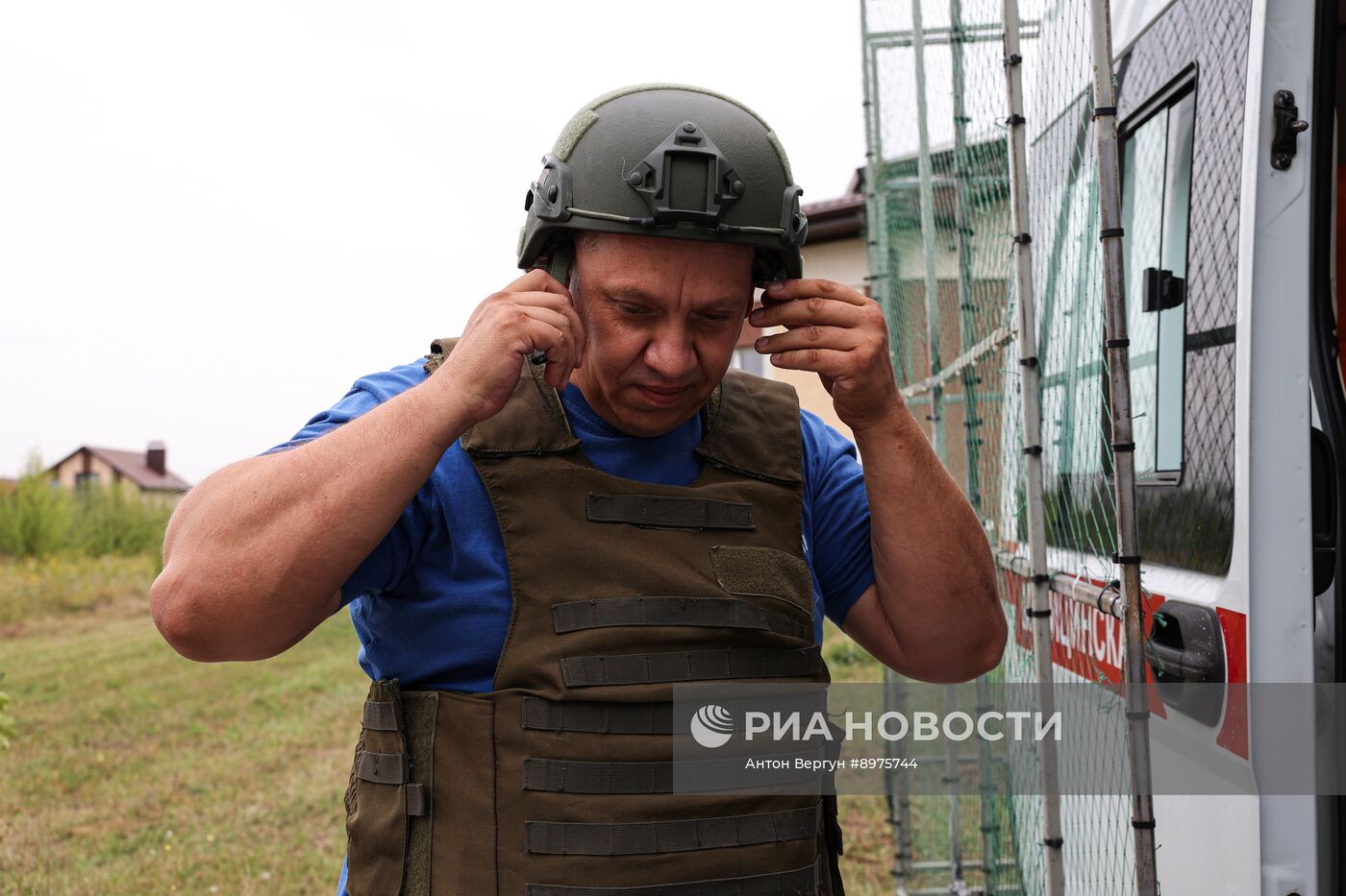 Работа скорой помощи с антидроновой защитой в Белгородском районе