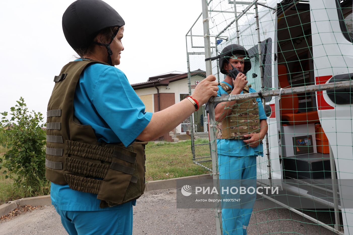 Работа скорой помощи с антидроновой защитой в Белгородском районе