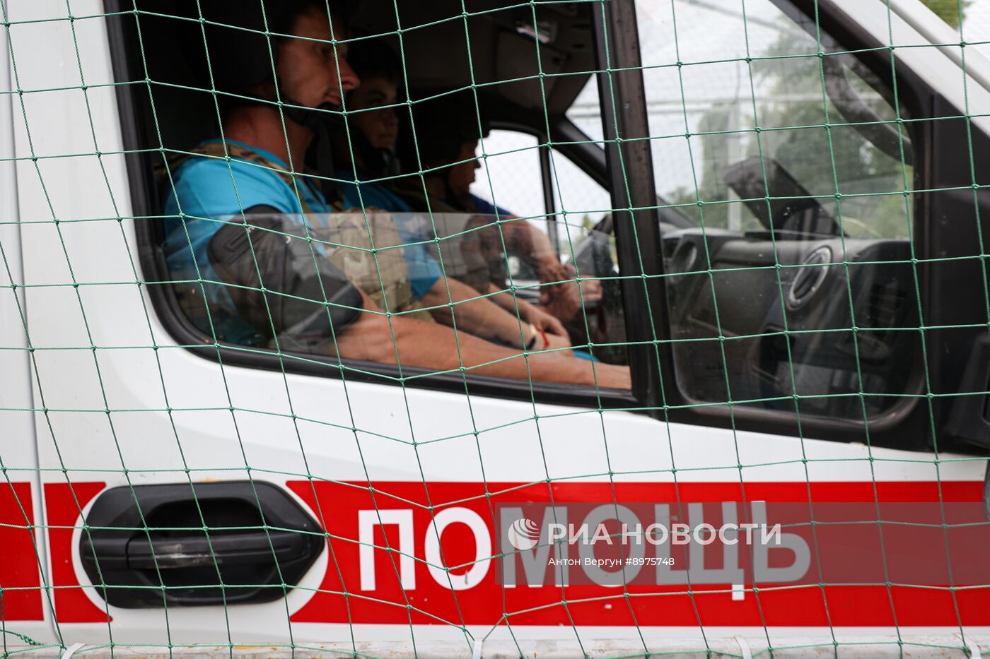 Работа скорой помощи с антидроновой защитой в Белгородском районе