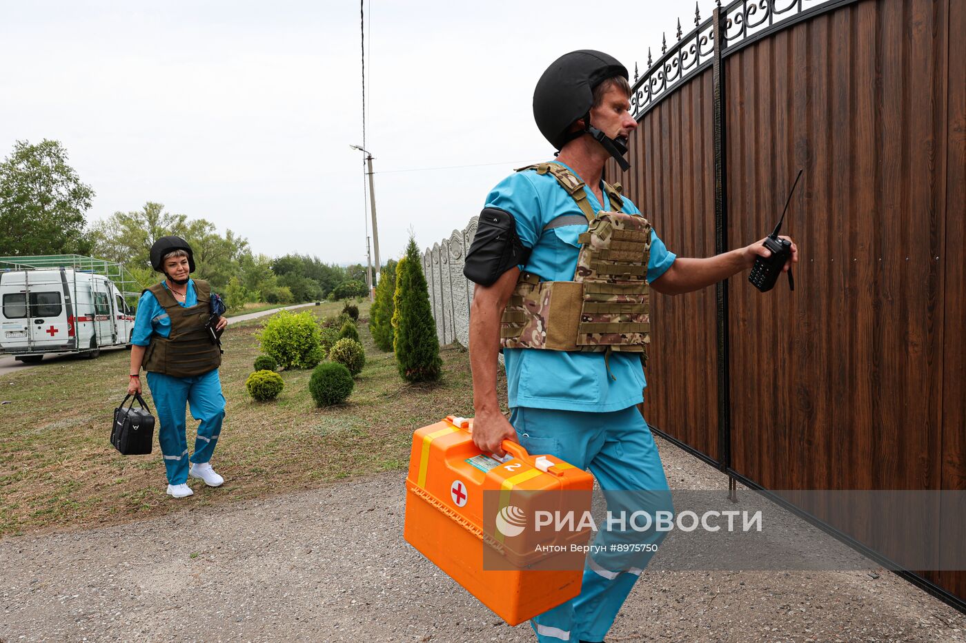 Работа скорой помощи с антидроновой защитой в Белгородском районе