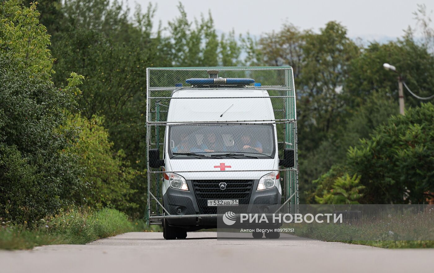 Работа скорой помощи с антидроновой защитой в Белгородском районе