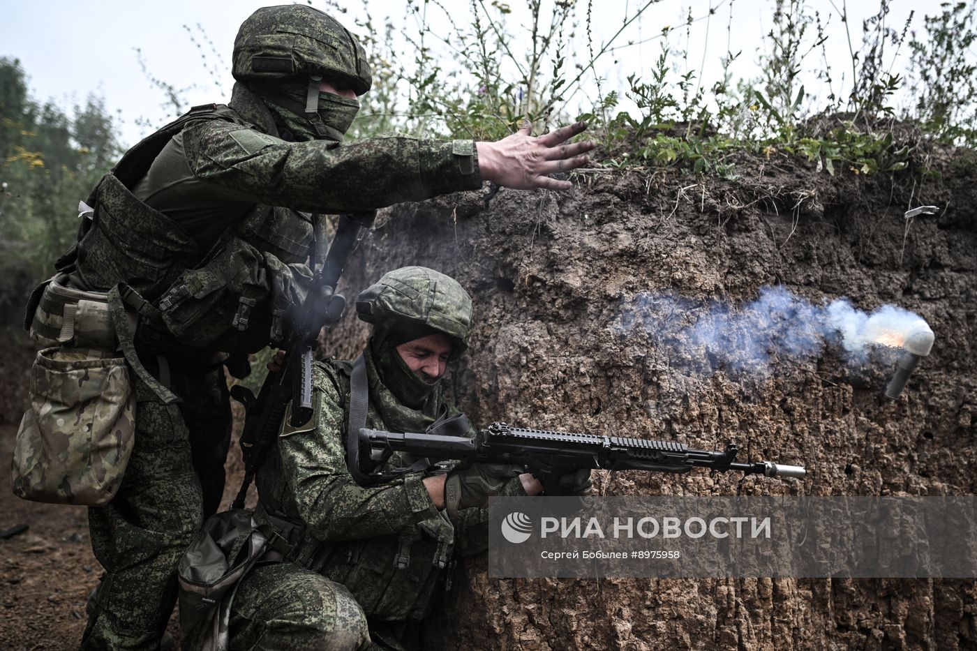 Боевое слаживание военнослужащих мотострелковой бригады группировки войск "Север"