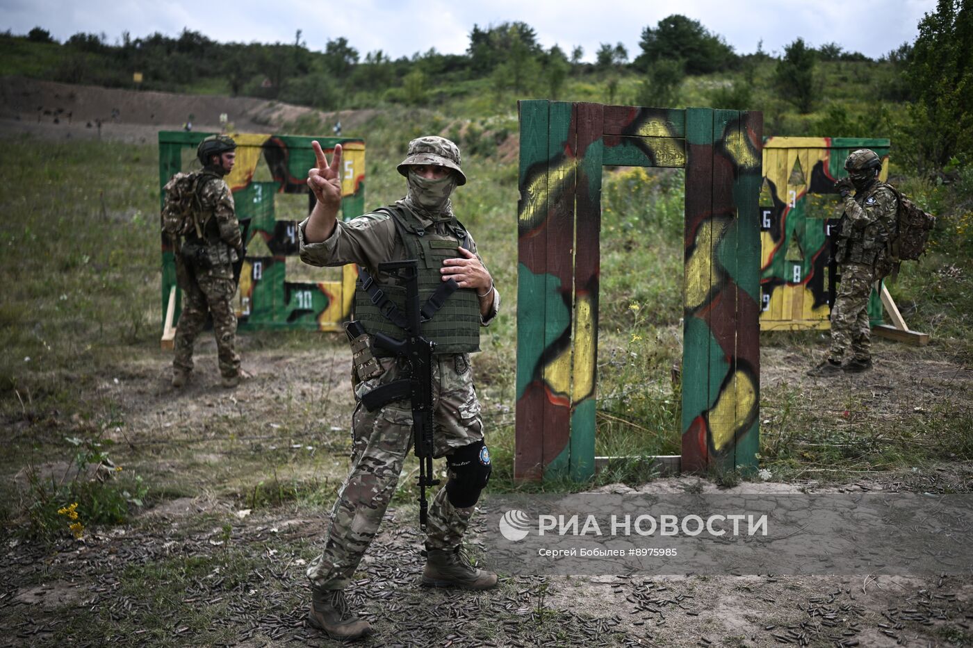 Боевое слаживание военнослужащих мотострелковой бригады группировки войск "Север"