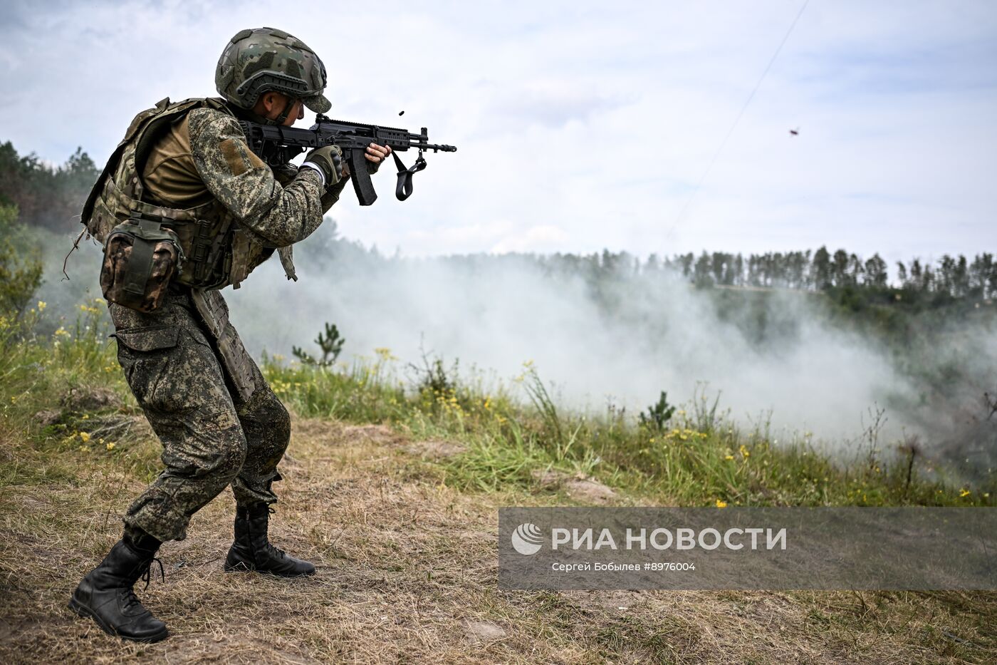 Боевое слаживание военнослужащих мотострелковой бригады группировки войск "Север"