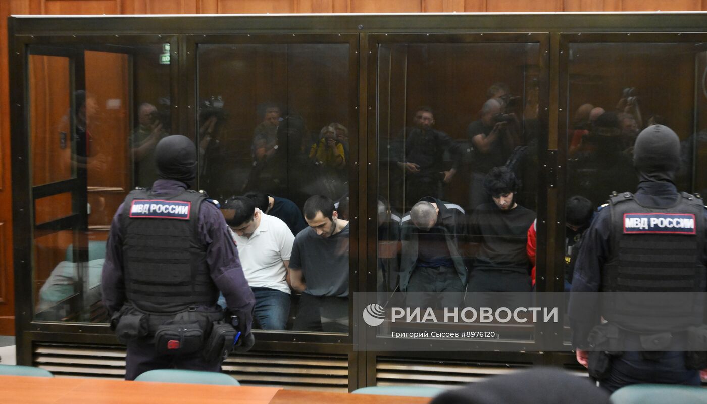 Заседание суда по делу о теракте в концертном зале "Крокус Сити Холл"