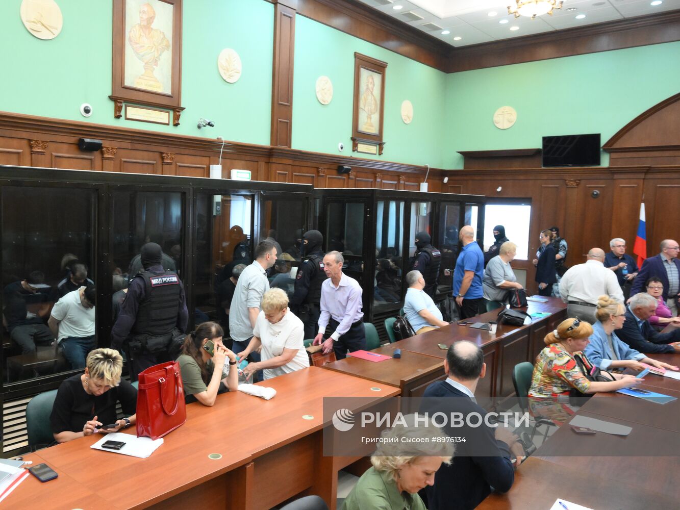 Заседание суда по делу о теракте в концертном зале "Крокус Сити Холл"