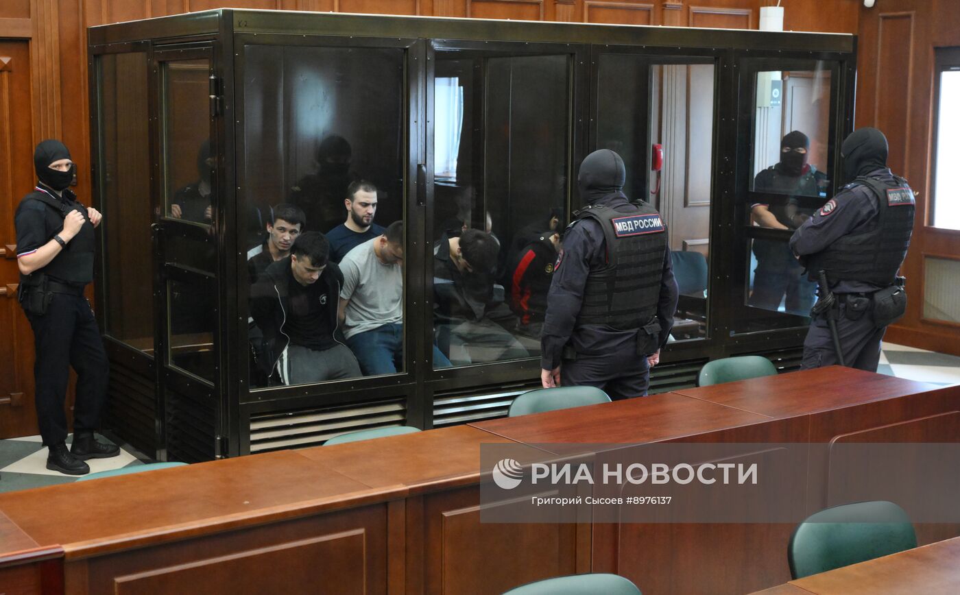 Заседание суда по делу о теракте в концертном зале "Крокус Сити Холл"