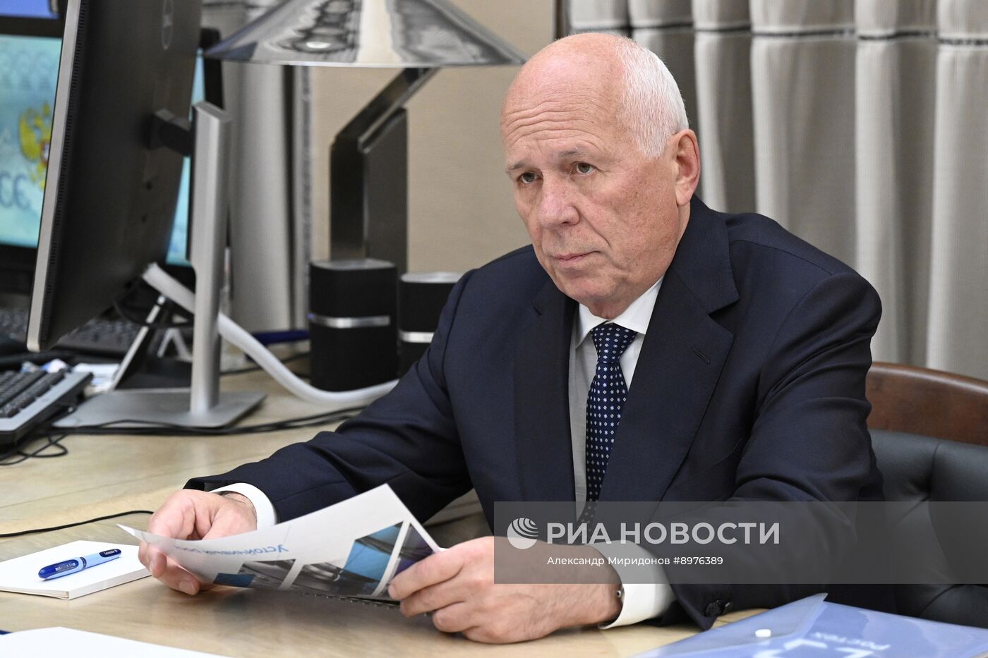 Премьер-министр Михаил Мишустин встретился с директором госкорпорации "Ростех" Сергеем Чемезовым