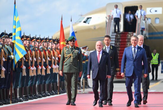 Прилет короля Малайзии Султана Ибрагима в Москву