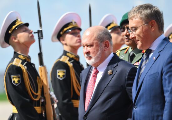 Прилет короля Малайзии Султана Ибрагима в Москву