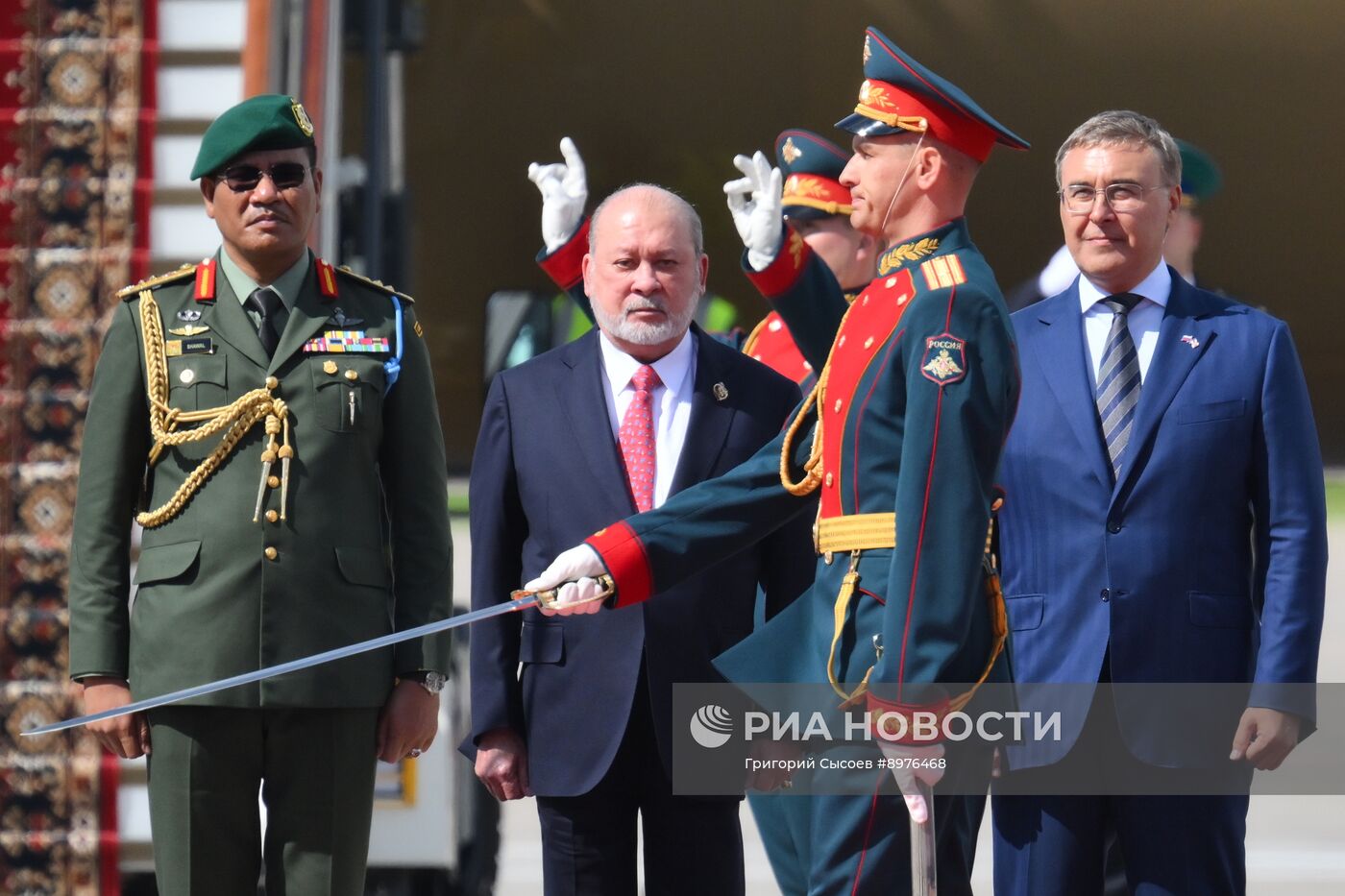 Прилет Верховного правителя Малайзии Султана Ибрагима