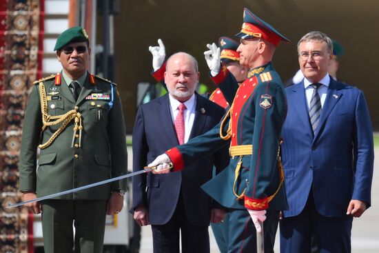 Прилет Верховного правителя Малайзии Султана Ибрагима