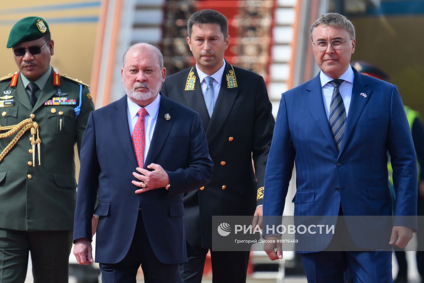 Прилет короля Малайзии Султана Ибрагима в Москву