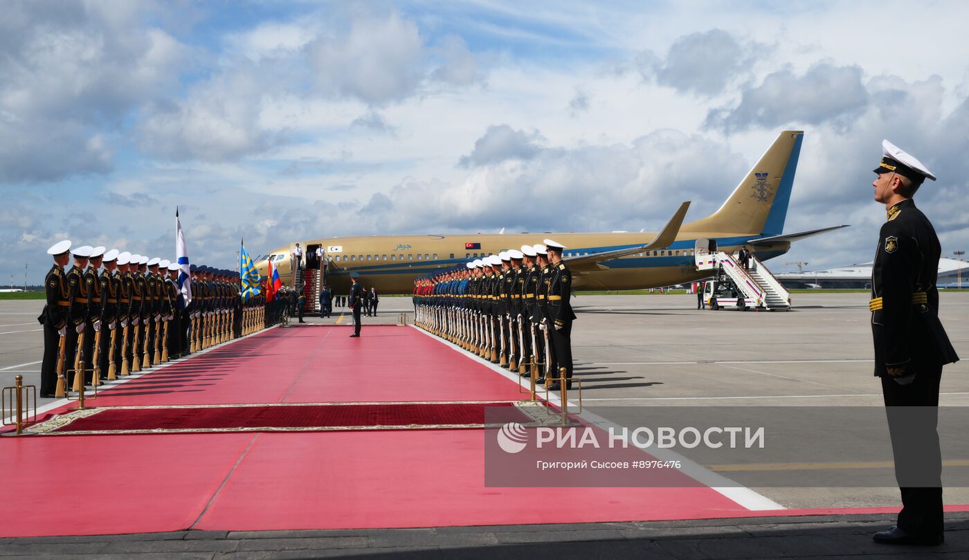 Прилет короля Малайзии Султана Ибрагима в Москву