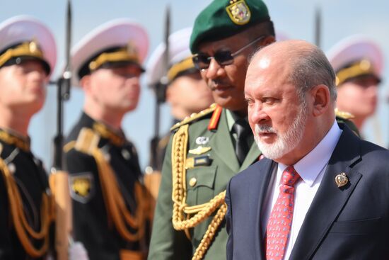 Прилет короля Малайзии Султана Ибрагима в Москву