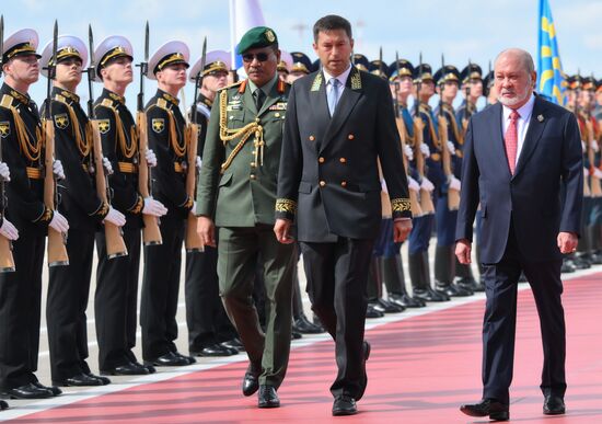 Прилет короля Малайзии Султана Ибрагима в Москву