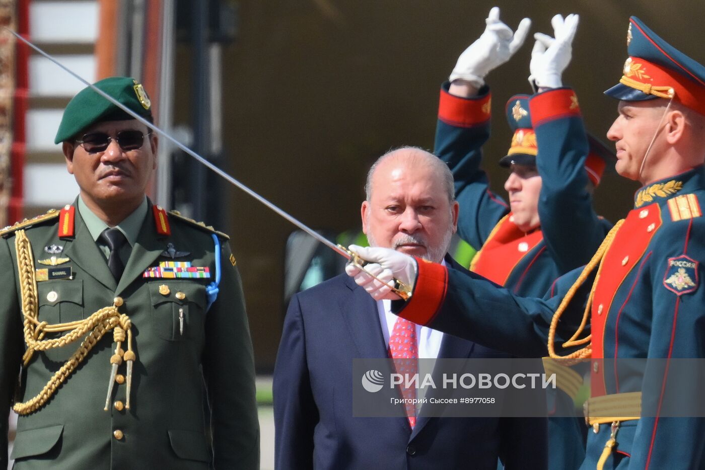 Прилет короля Малайзии Султана Ибрагима в Москву